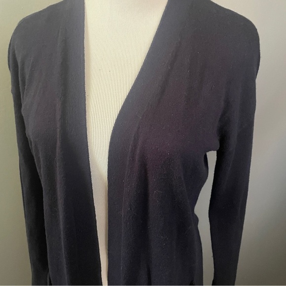 ⛵️ Talbots long sleeve blue anchor cardigan size Small petite with pockets - Picture 5 of 6